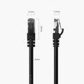 ORICO CAT6 Gigabit Ethernet Cable (PUG-C6) - 15 Meter / Black ColorWaves