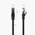 ORICO CAT6 Gigabit Ethernet Cable (PUG-C6) - 40 Meter / Black ColorWaves