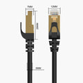 ORICO CAT7 10000 Mbps Ethernet Cable (PUG-C7) - 1 Meter / Black ColorWaves