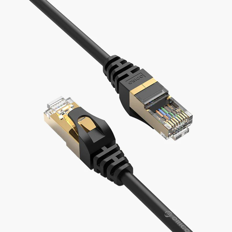 ORICO CAT7 10000Mbps Ethernet Cable (PUG-C7) - 20 Meter / Black ColorWaves