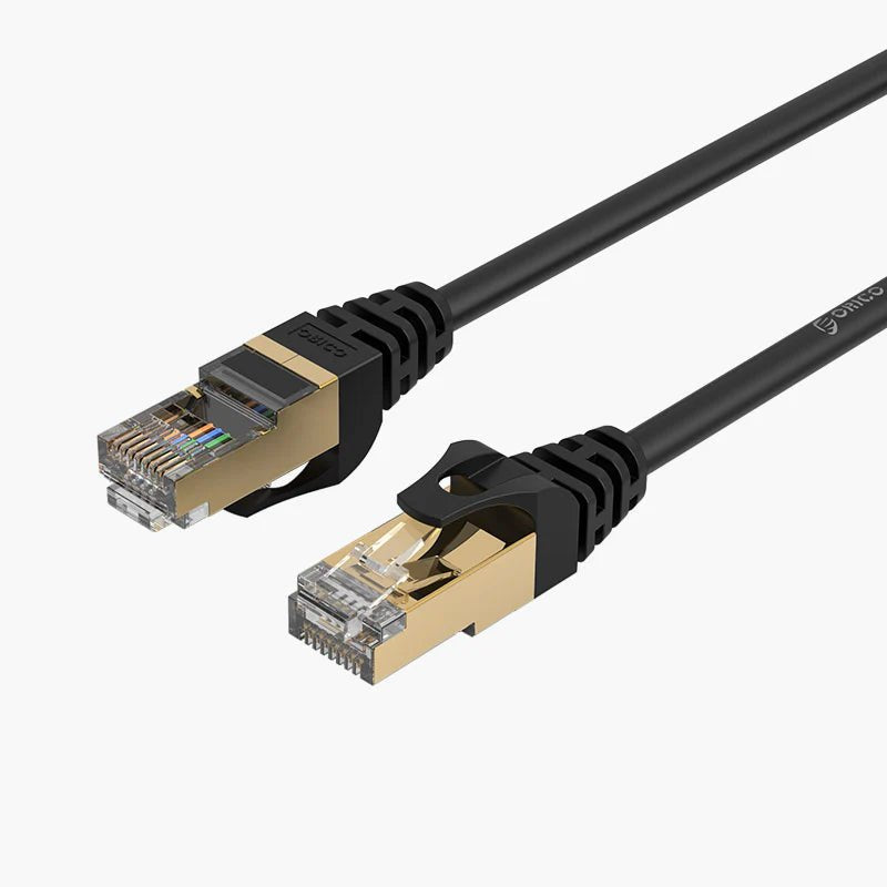 ORICO CAT7 10000Mbps Ethernet Cable (PUG-C7) - 20 Meter / Black ColorWaves