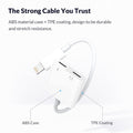ORICO Charging & Audio Adapter for Phone - White ColorWaves