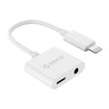ORICO Charging & Audio Adapter for Phone - White ColorWaves