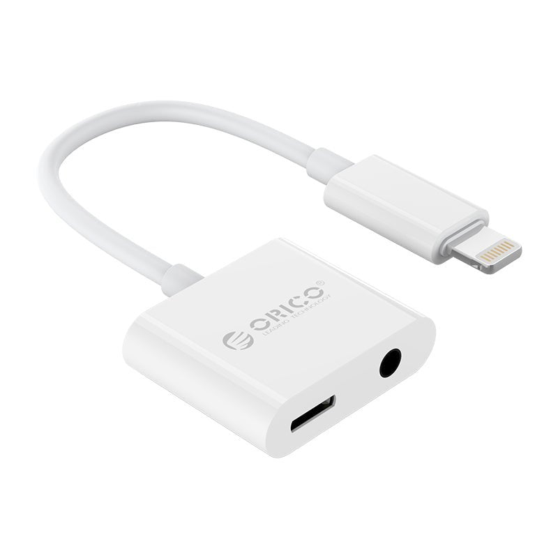 ORICO Charging & Audio Adapter for Phone - White ColorWaves