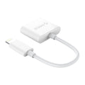 ORICO Charging & Audio Adapter for Phone - White ColorWaves