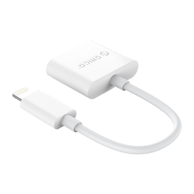 ORICO Charging & Audio Adapter for Phone - White ColorWaves