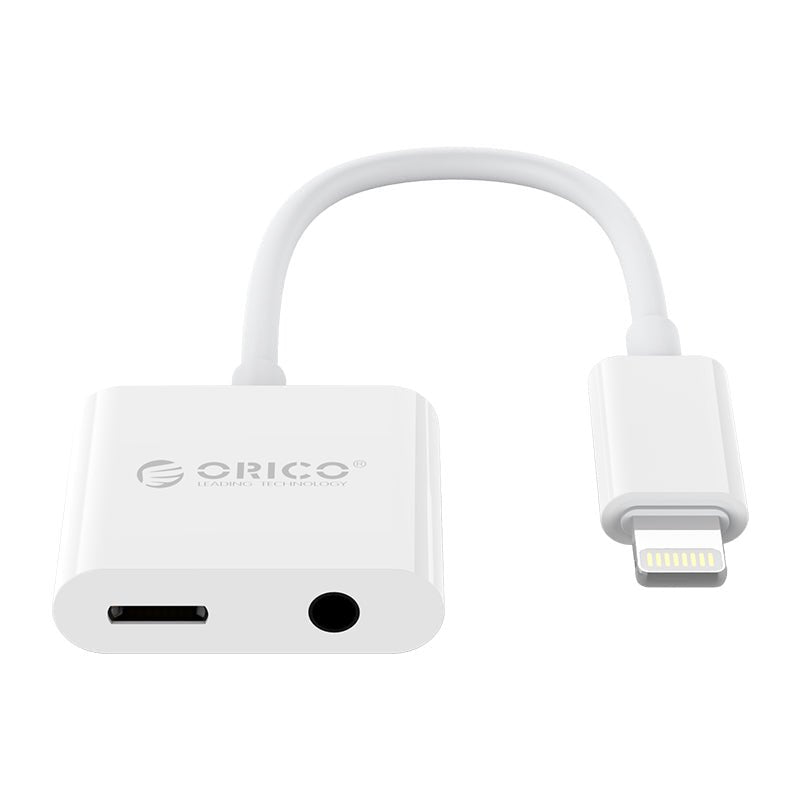 ORICO Charging & Audio Adapter for Phone - White ColorWaves