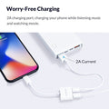 ORICO Charging & Audio Adapter for Phone - White ColorWaves