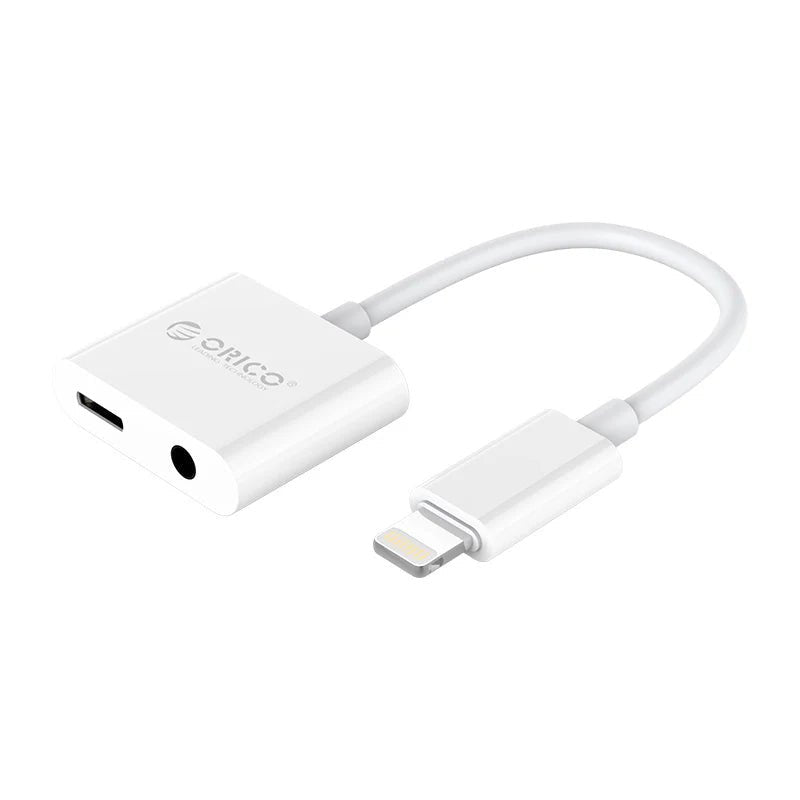 ORICO Charging & Audio Adapter for Phone - White ColorWaves