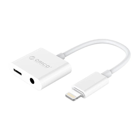 ORICO Charging & Audio Adapter for Phone - White ColorWaves