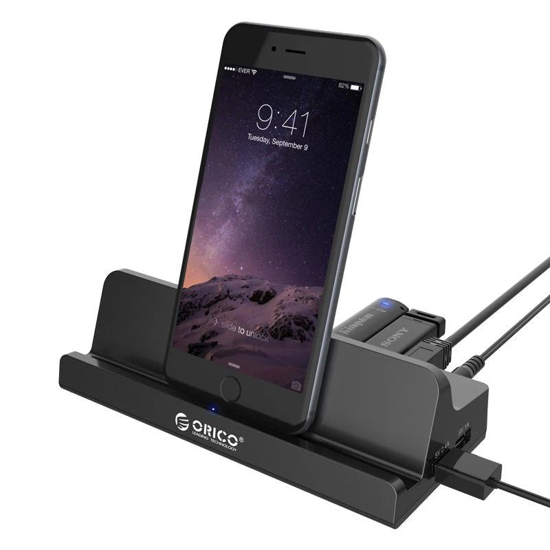 ORICO Desktop Media Dock - USB3.0 / Black ColorWaves