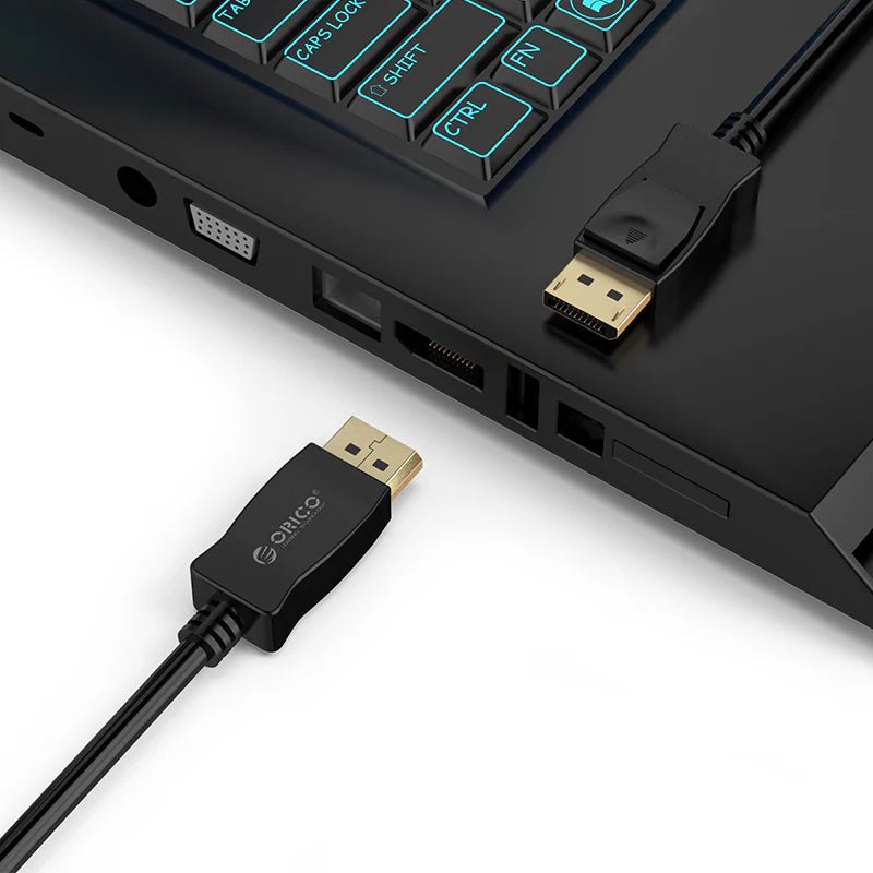 ORICO DisplayPort to DisplayPort cable - 1 meter / Black ColorWaves