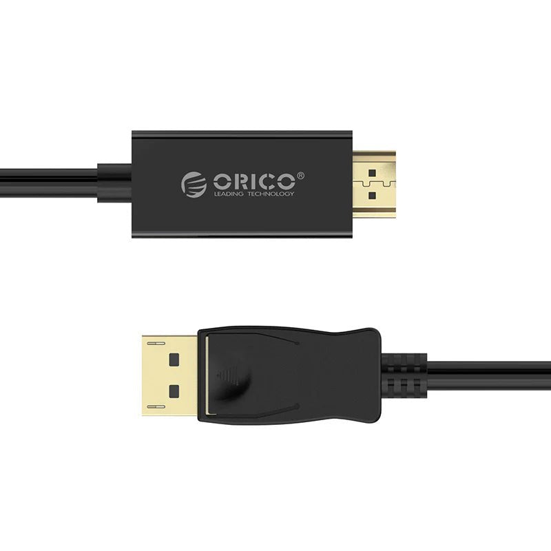 ORICO DisplayPort to HDMI cable 4K - 1 meter / Black ColorWaves