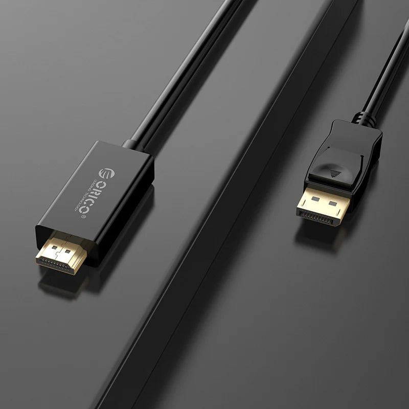 ORICO DisplayPort to HDMI cable 4K - 1 meter / Black ColorWaves