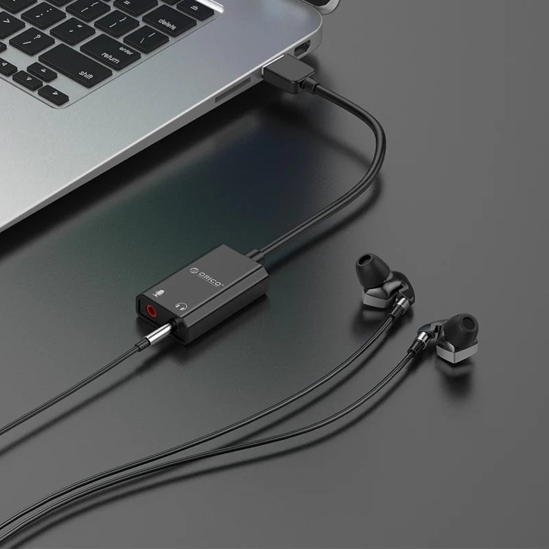ORICO External USB Sound Card - Black ColorWaves
