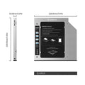 ORICO Laptop Hard Drive Caddy for Optical Drive ColorWaves