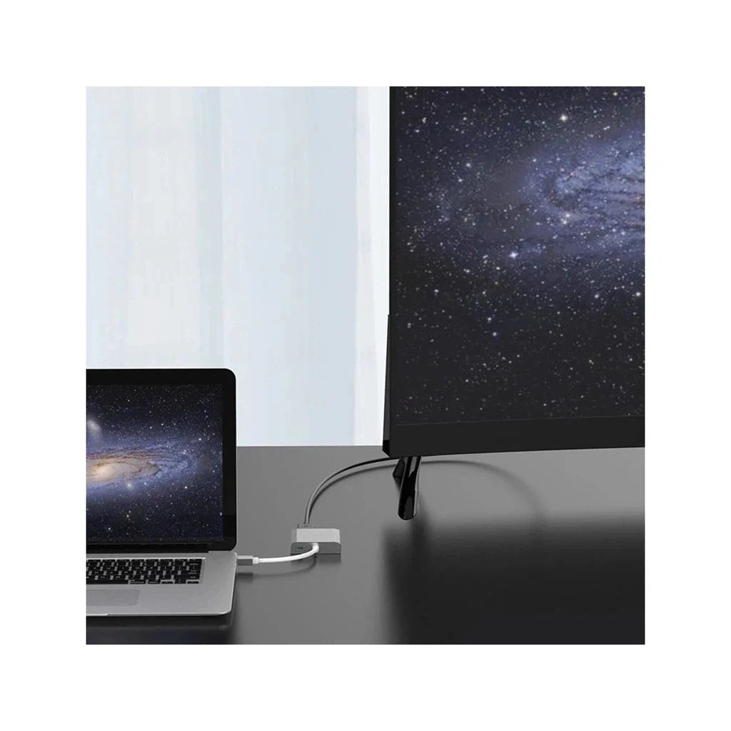 ORICO Mini DP to Dual DP M/F HD Adapter - Silver ColorWaves