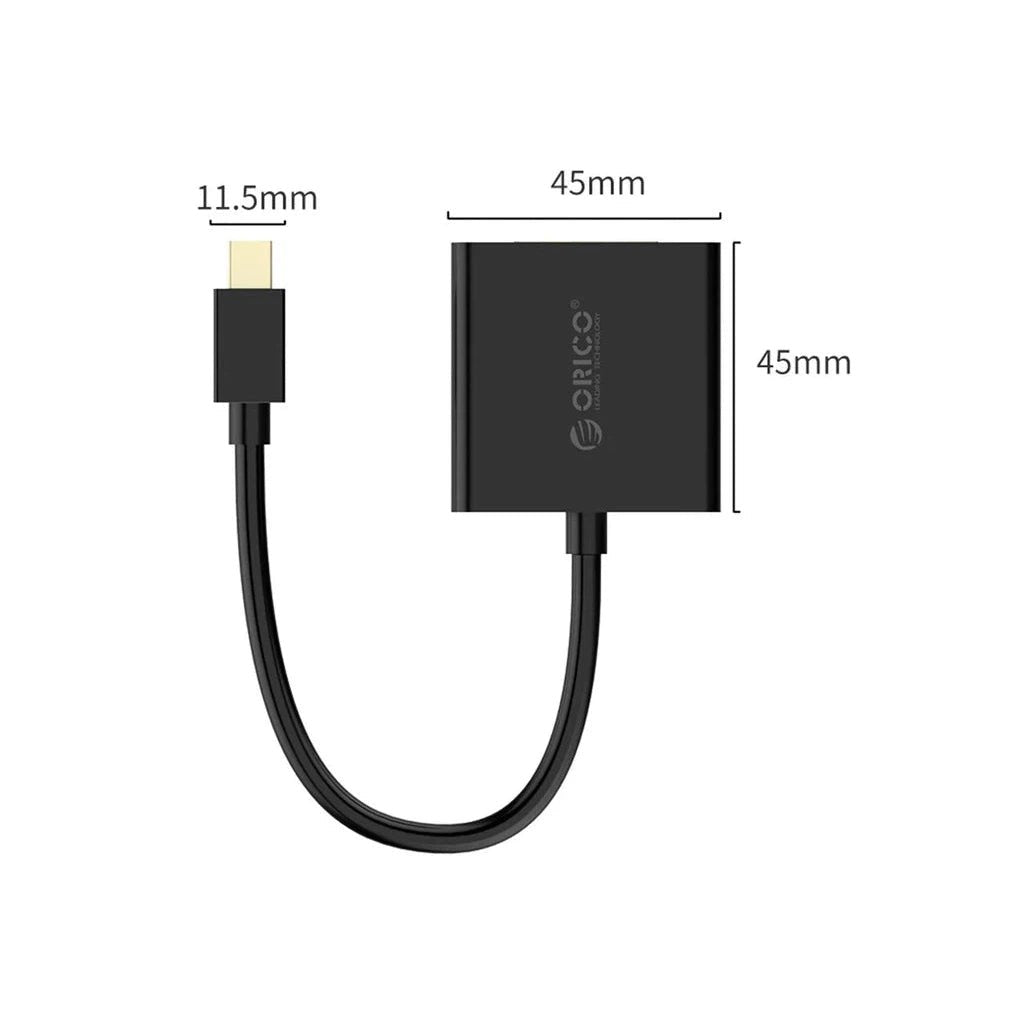 ORICO Mini Display Port to DVI Video Adapter - Black ColorWaves