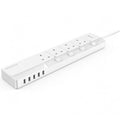 ORICO Surge Protector With 5 USB Ports - White ColorWaves