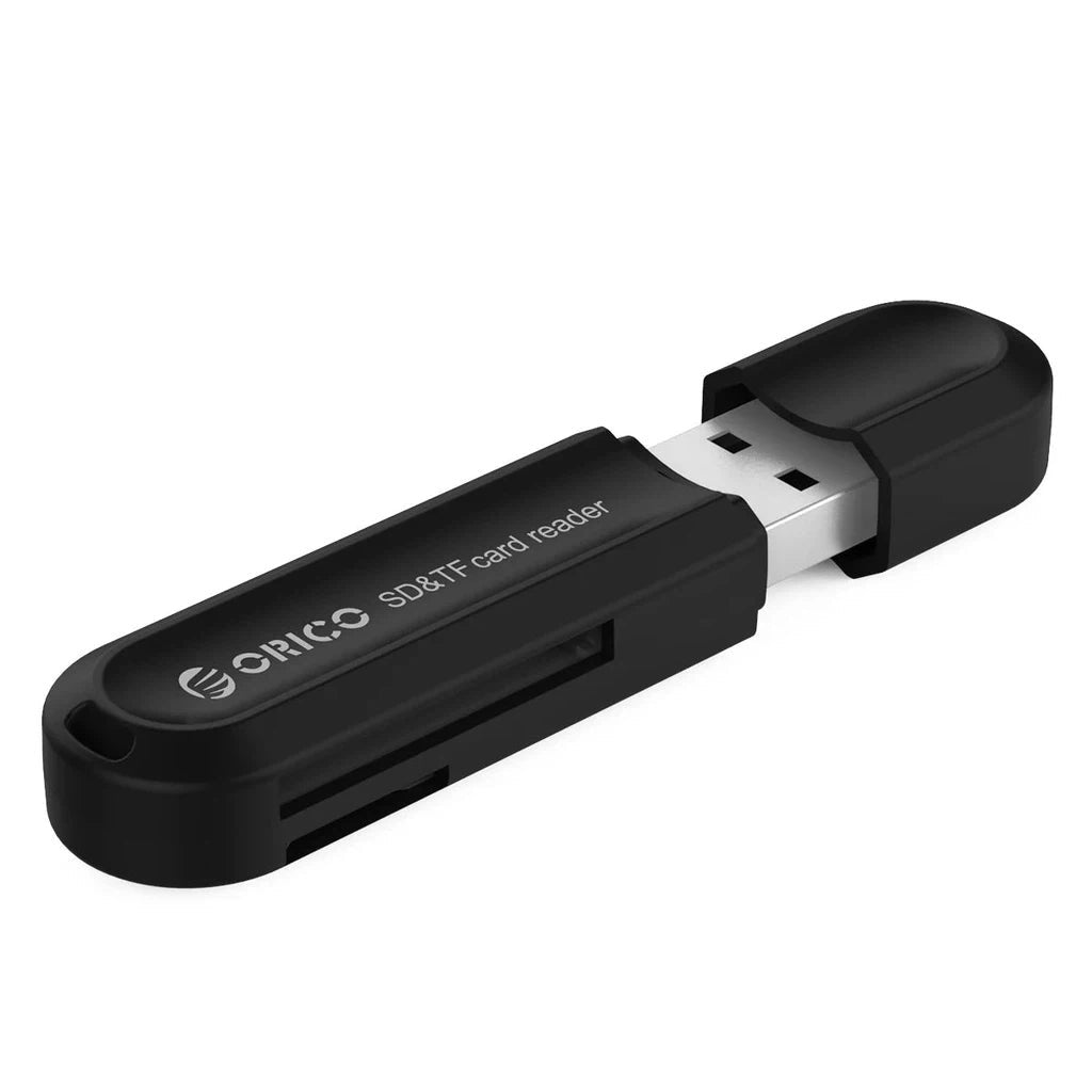 ORICO TF/SD Card Reader - USB-A / Black ColorWaves
