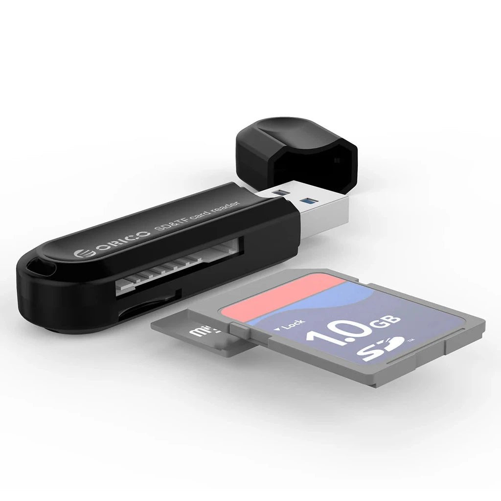 ORICO TF/SD Card Reader - USB-A / Black ColorWaves
