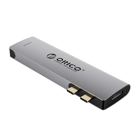 ORICO Type C 5 In 1 Docking Station - Grey ColorWaves