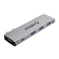ORICO Type C 5 In 1 Docking Station - Grey ColorWaves