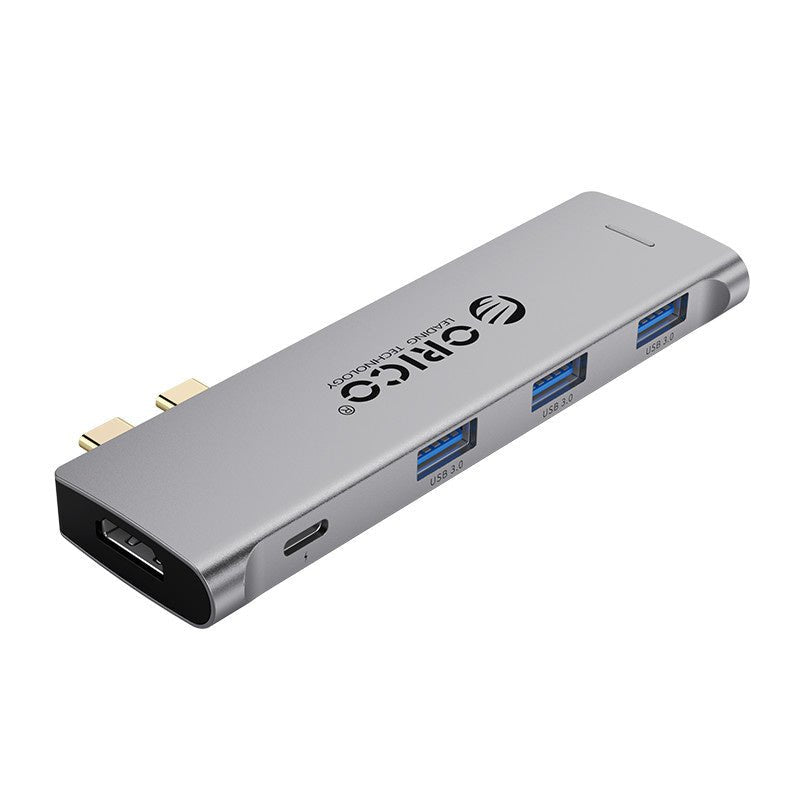 ORICO Type C 5 In 1 Docking Station - Grey ColorWaves