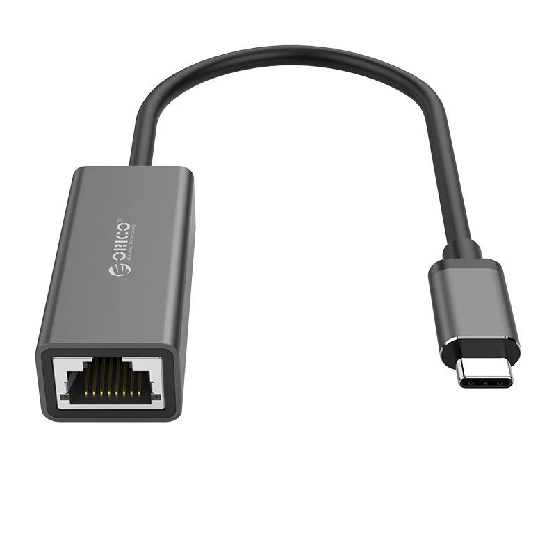 ORICO Type-C to RJ45 Network Card - Black ColorWaves