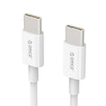 ORICO Type-C to Type-C Cable - 1 Meter / White ColorWaves