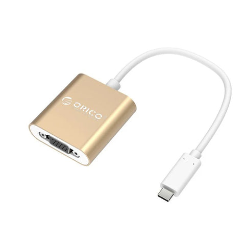 ORICO USB Type-C To VGA Adapter - Gold ColorWaves