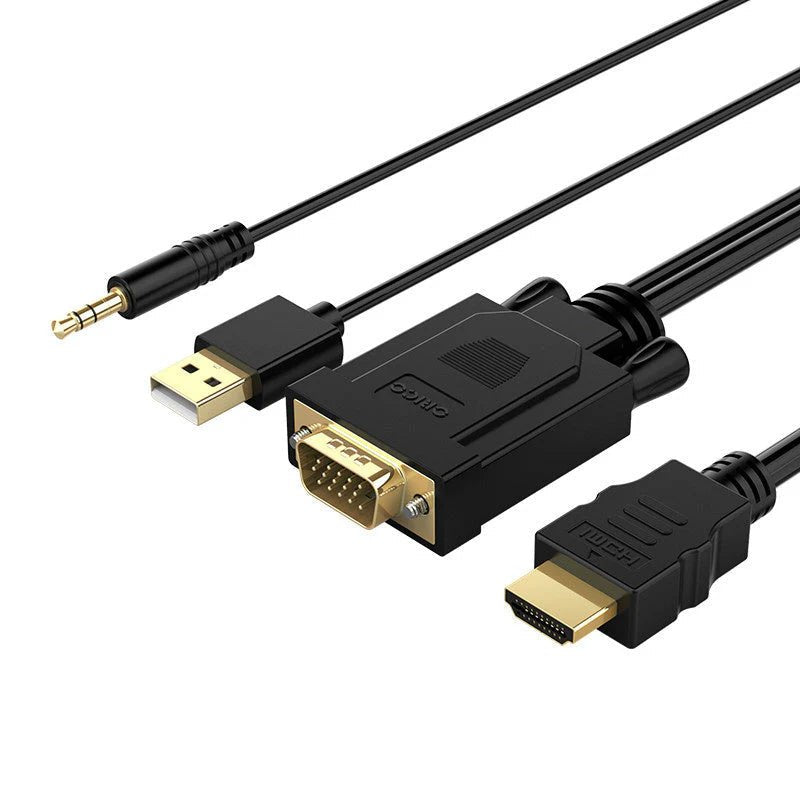 ORICO VGA to HDMI Cable - 5 Meter / Black ColorWaves