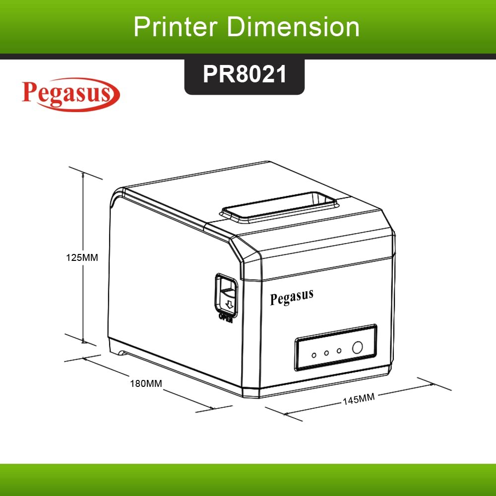 PEGASUS PR8021 THERMAL RECEIPT PRINTER ColorWaves