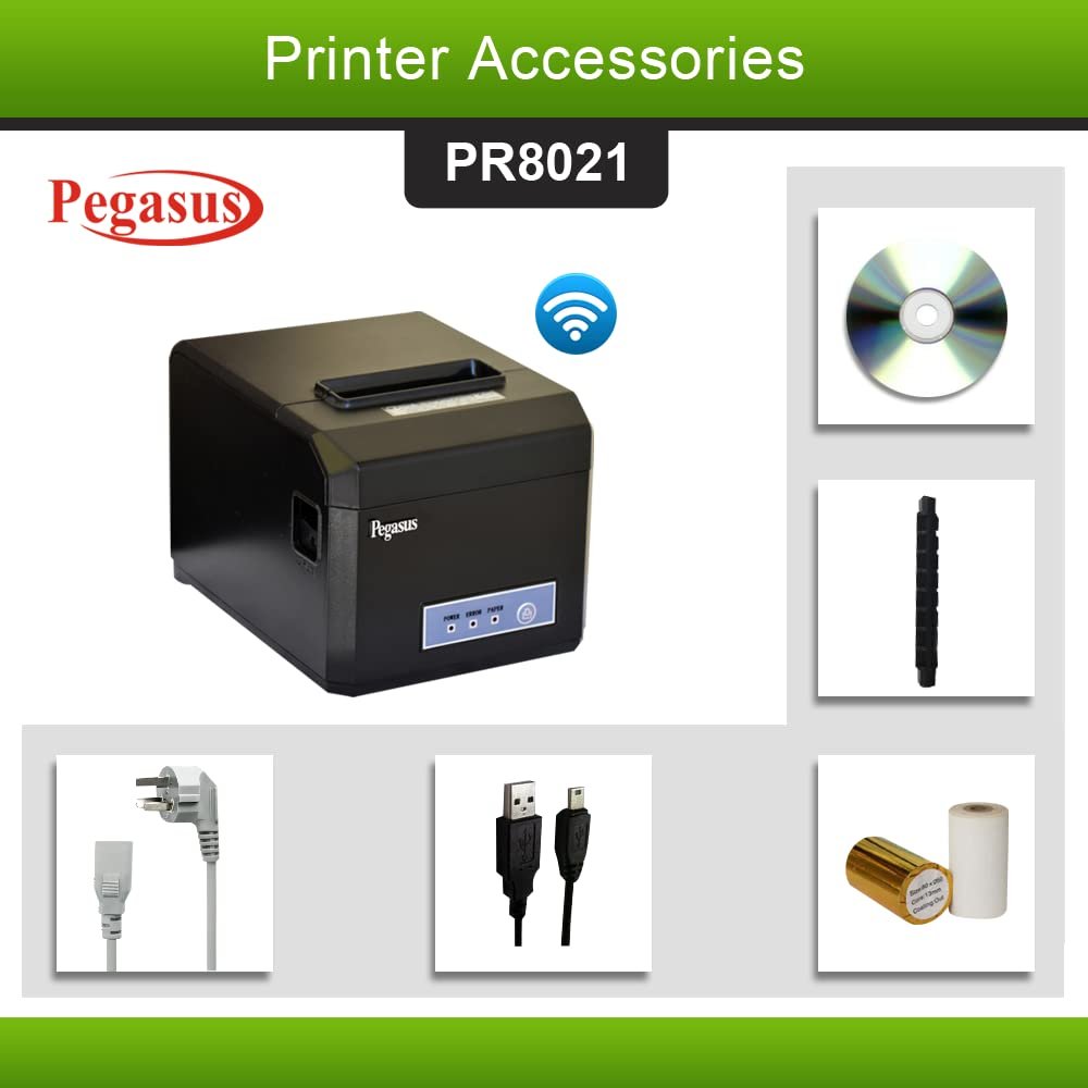 PEGASUS PR8021 THERMAL RECEIPT PRINTER ColorWaves