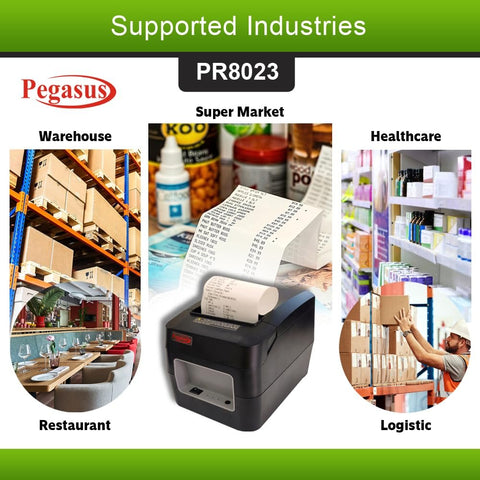 PEGASUS PR8023 THERMAL RECEIPT PRINTER ColorWaves