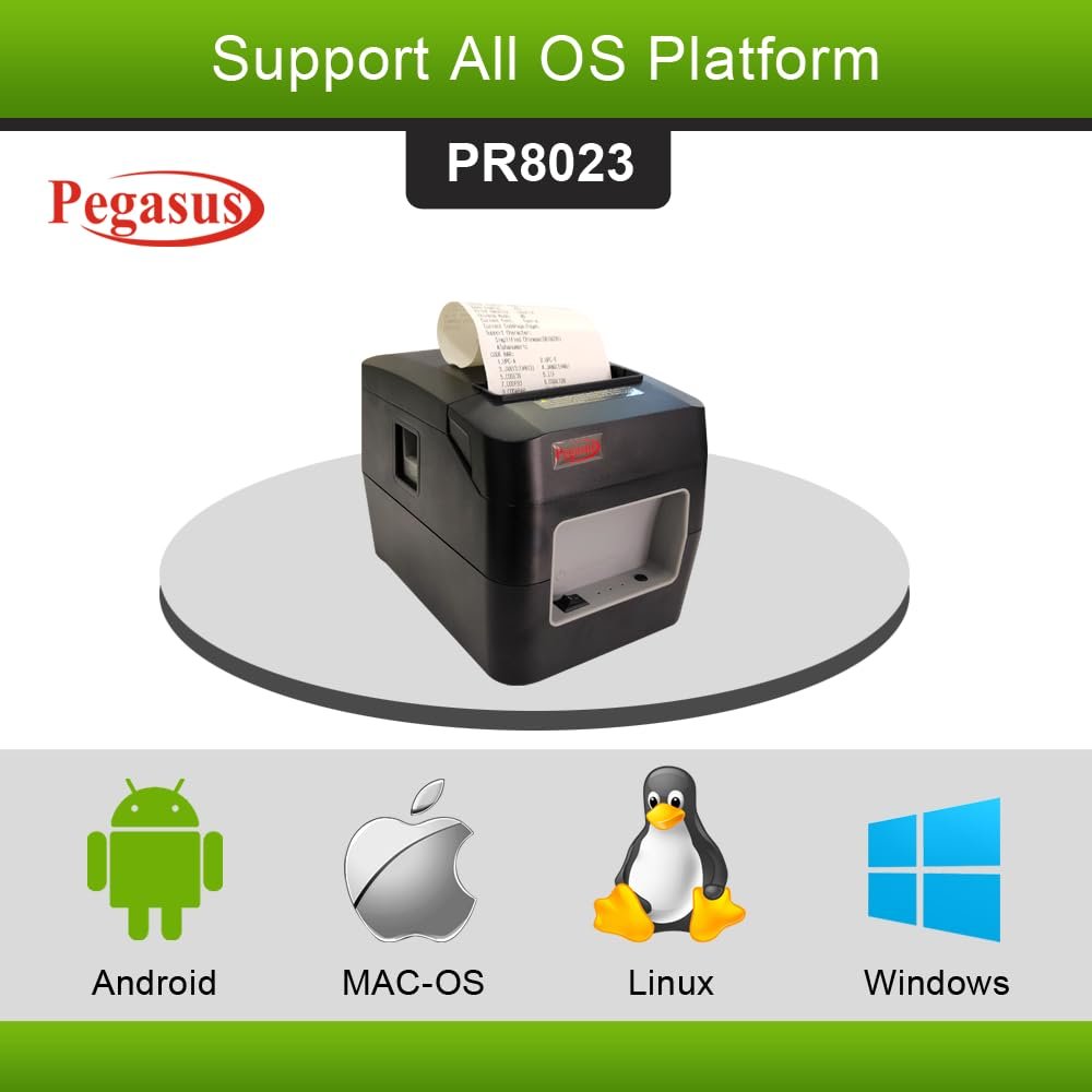 PEGASUS PR8023 THERMAL RECEIPT PRINTER ColorWaves