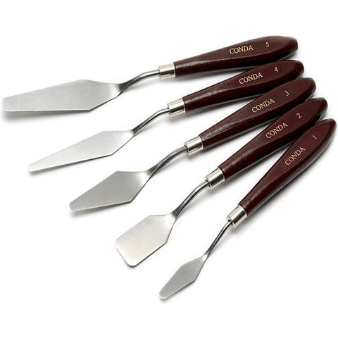 Palette Knife | Painting Knife | Oil Paint Metal Knives (Set Of 5) ColorWaves