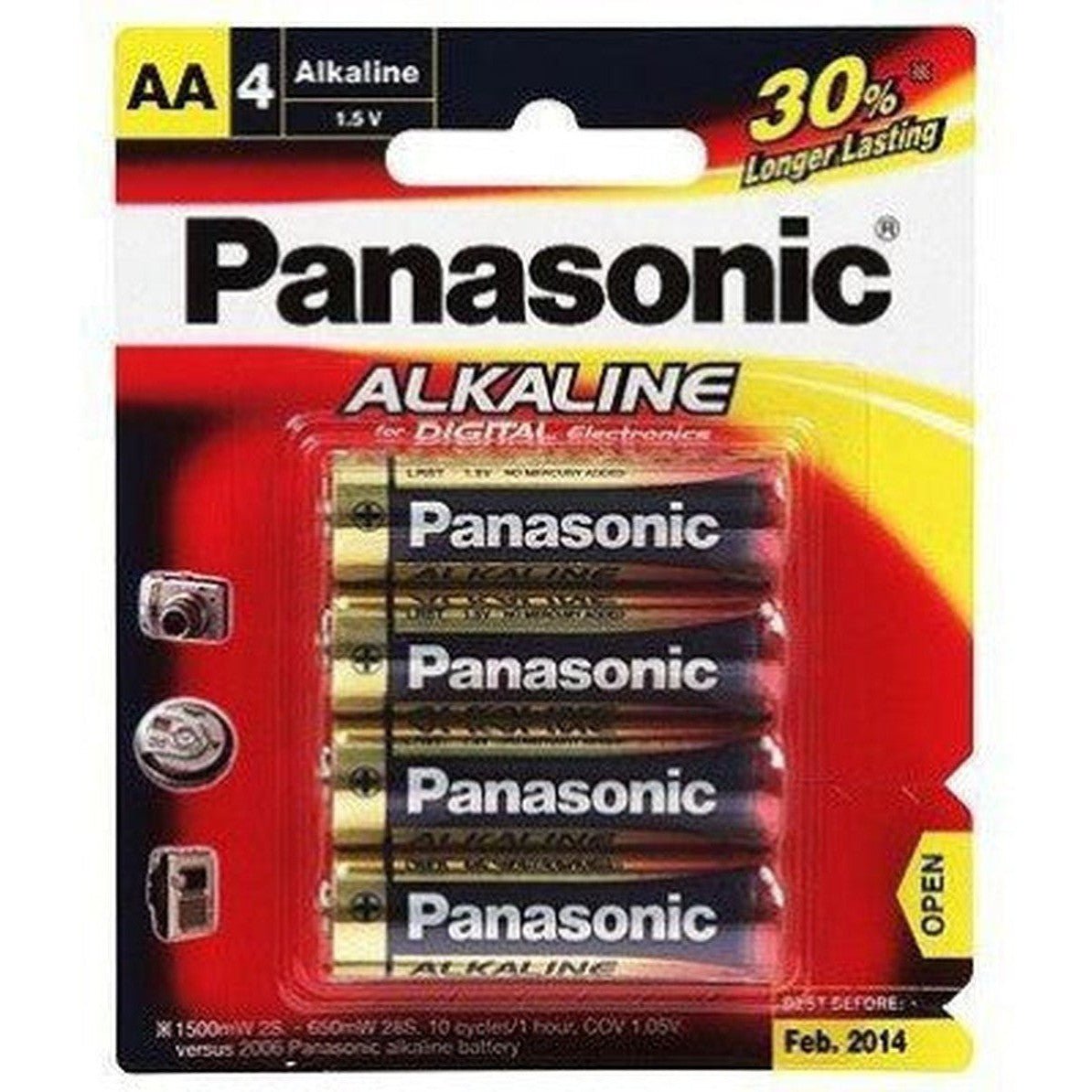 Panasonic Aa Size Battery Pack Of 4 Panasonic