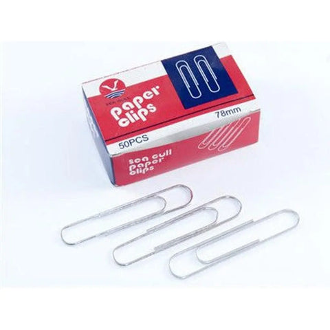 Paper Clips 78Mm Round Shape 50clips/box 10box/Pck ColorWaves