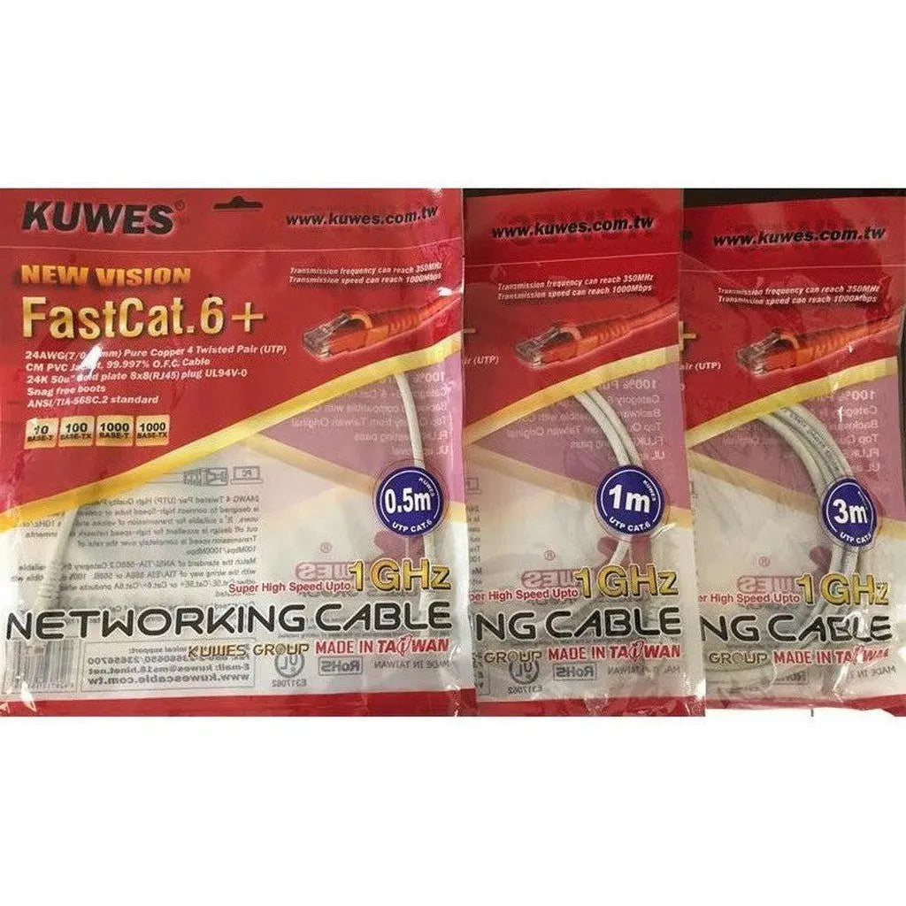 Patch Cord Cat6+ Cable 0.5 Meter Kuwes Kuwes
