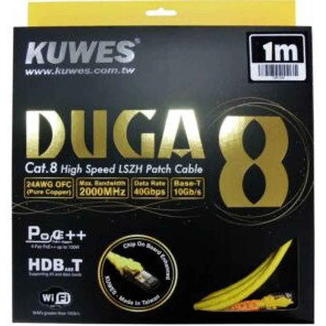 Patch Cord Cat8 High Speed Ethernet Cable Up To 40Gbps 1 Meter Kuwes Kuwes