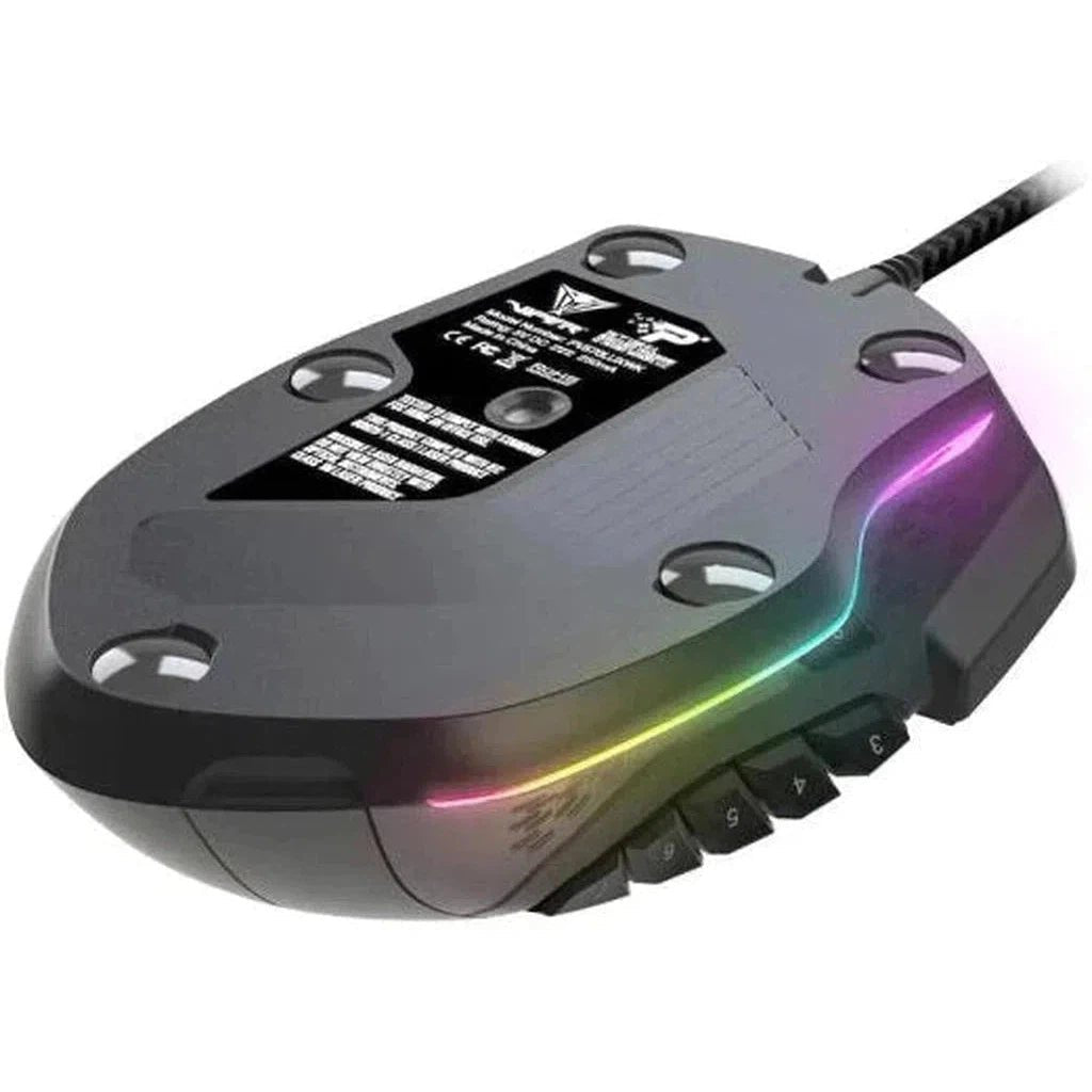 Patriot Viper V570 Blackout Edition Rgb Laser Gaming Mouse (Pv570Luxwak) ColorWaves