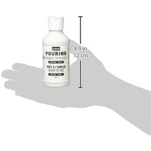 Pebeo Pouring Experiences Titanium White Fluid Acrylic 118Ml ColorWaves