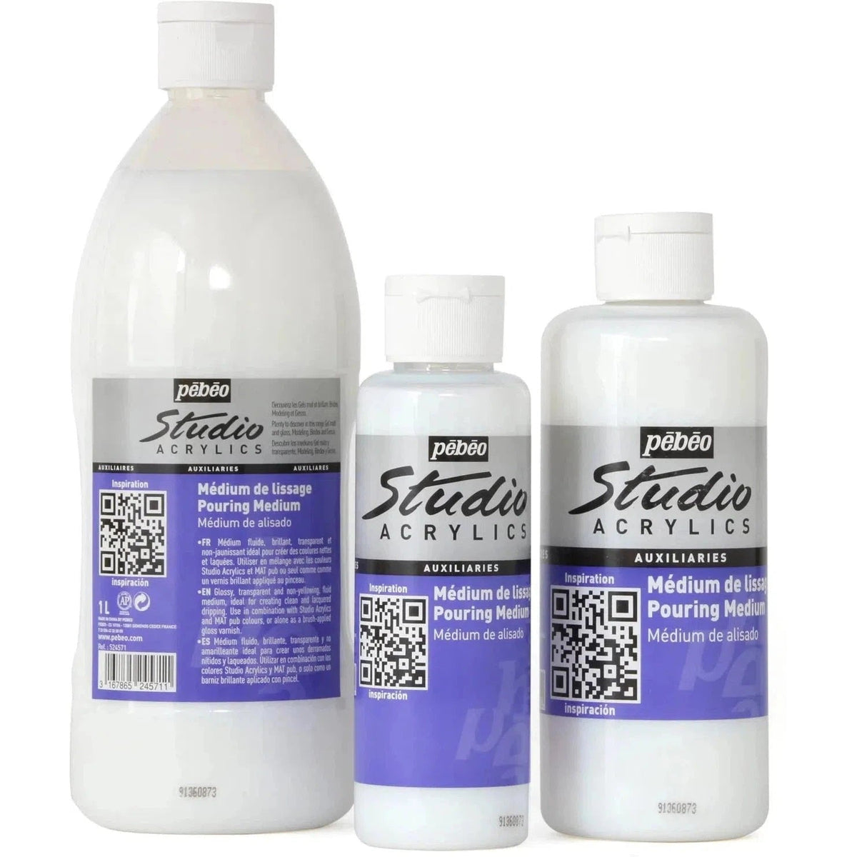 Pebeo Pouring Medium In White ColorWaves
