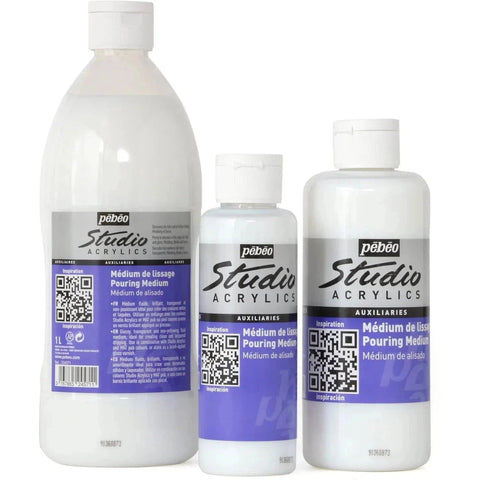 Pebeo Pouring Medium In White ColorWaves