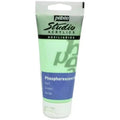 Pebeo Studio Green Acrylics Phosphorescent Gel -100Ml ColorWaves