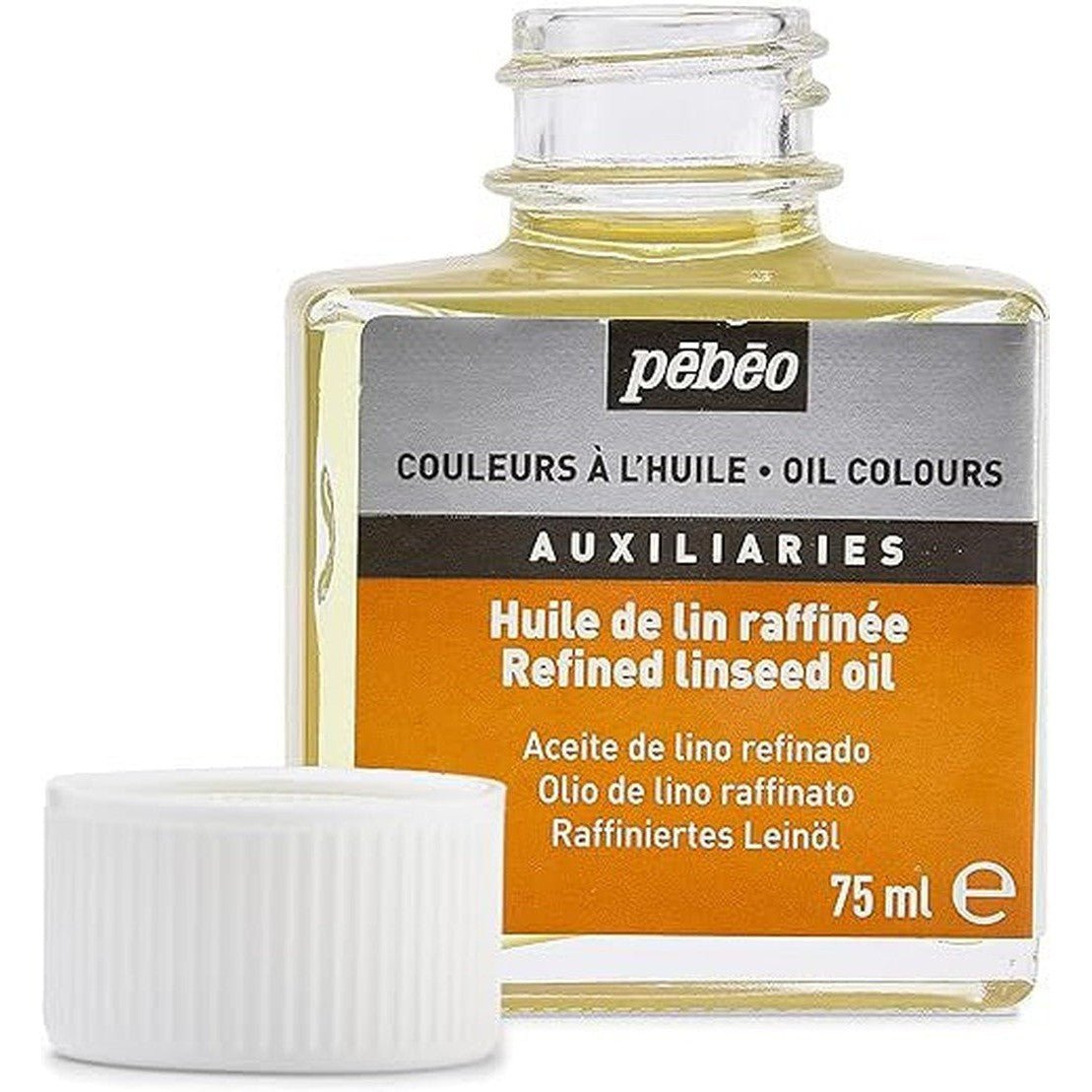 Pebeo Transparent Refined Linseed Oil - 75Ml ColorWaves