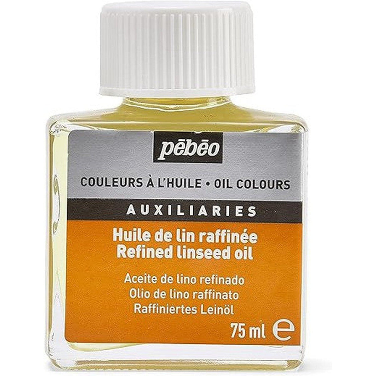 Pebeo Transparent Refined Linseed Oil - 75Ml ColorWaves