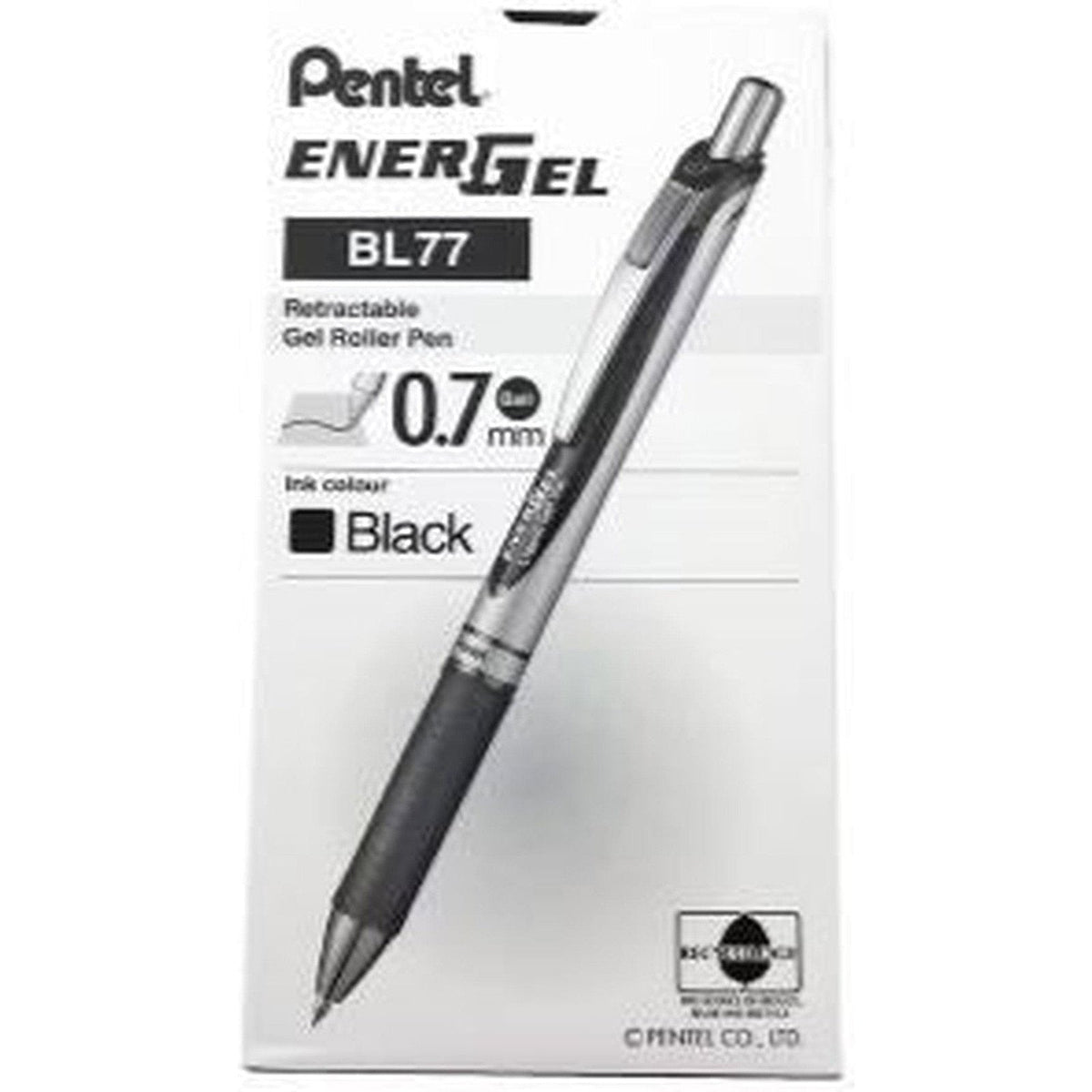 Pentel Energel Bl77 Retractable Gel Roller Pen 0.7Mm ColorWaves