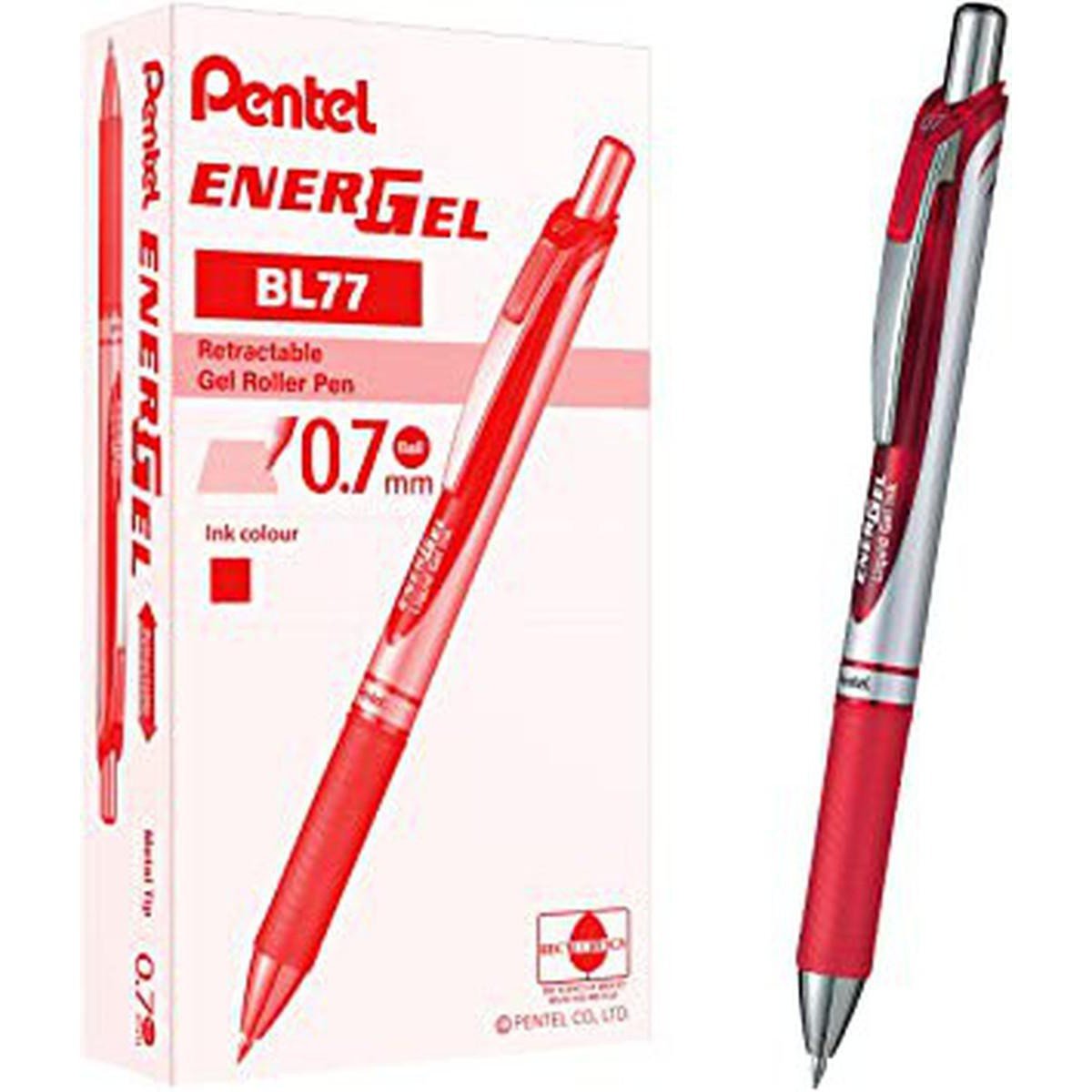 Pentel Energel Bl77 Retractable Gel Roller Pen 0.7Mm ColorWaves